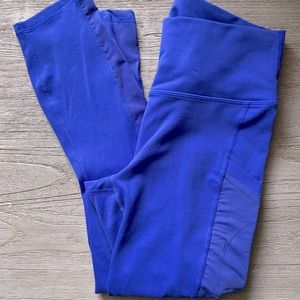 Fabletics Blue Powerhold Mila Capri Legging